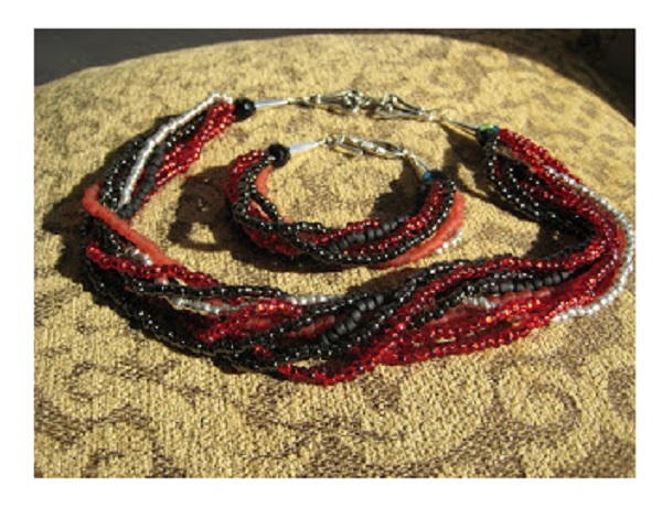 How to Make a Multi Strand Seed Bead Necklace