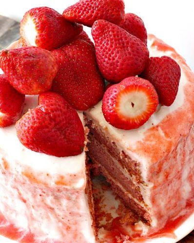 Southern Style Strawberry Coconut Cake Recipe - (3.4/5)