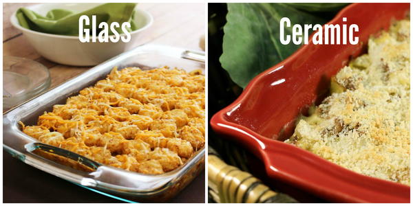 Glass and Ceramic Casserole Pans