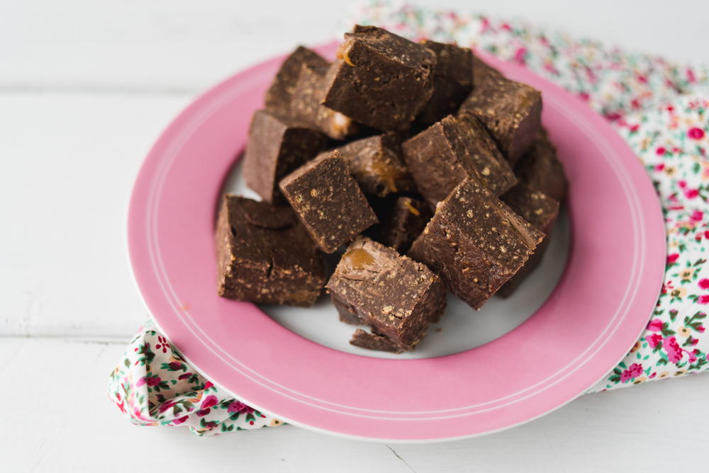 Chocolate Kisses Fudge-image