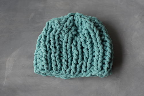 One Hour Knit Baby Hat Pattern