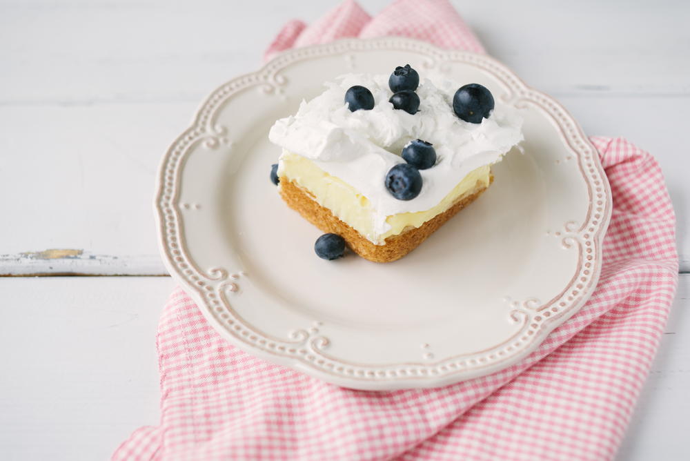 Fruity Cake Mix Pudding Cake-image