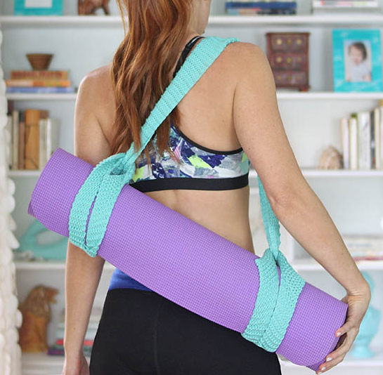 Crochet Pattern for Yoga Strap, Yoga Mat Carrier Pattern, Crochet
