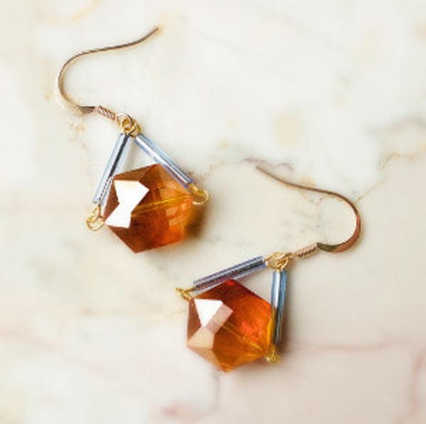 Easy and Gorgeous Geometric Earrings