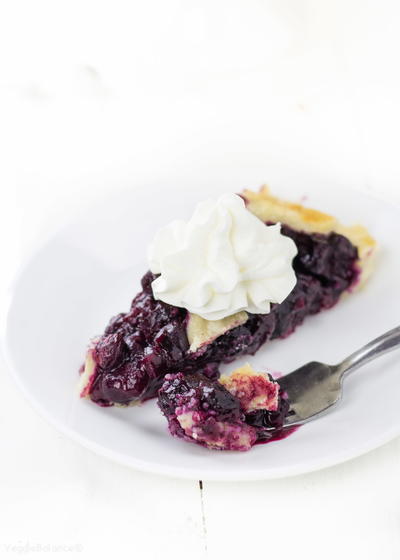 Gluten-Free Pie Crust with Blueberry Filling