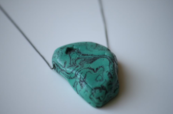 DIY Turquoise Pendant