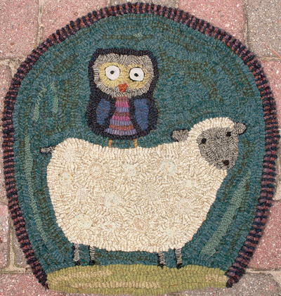 Ewe Who Rug Hooking Pattern