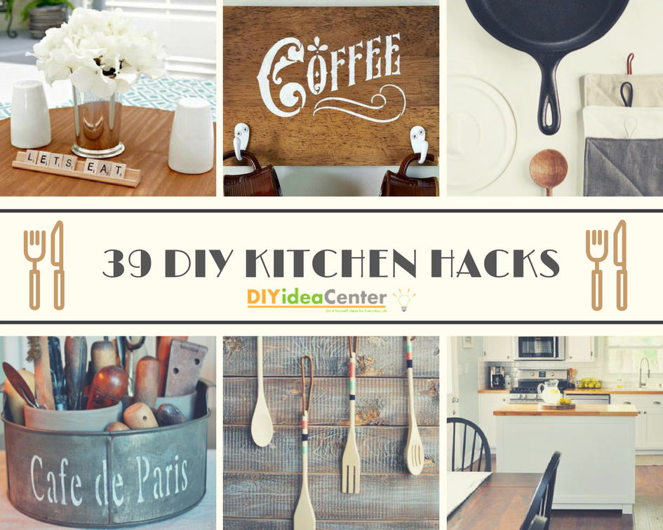 39 DIY Kitchen Hacks  DIYIdeaCenter com
