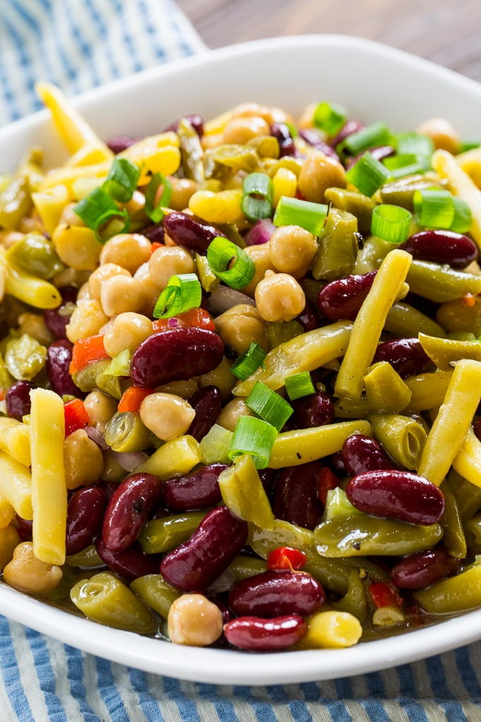 Favorite Four-Bean Salad | FaveSouthernRecipes.com