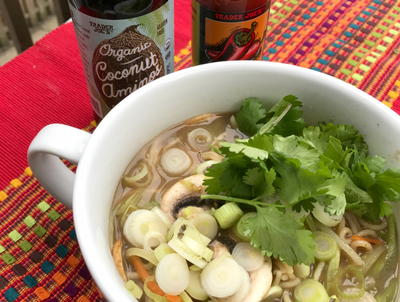 Vegan Mushroom Ramen Soup