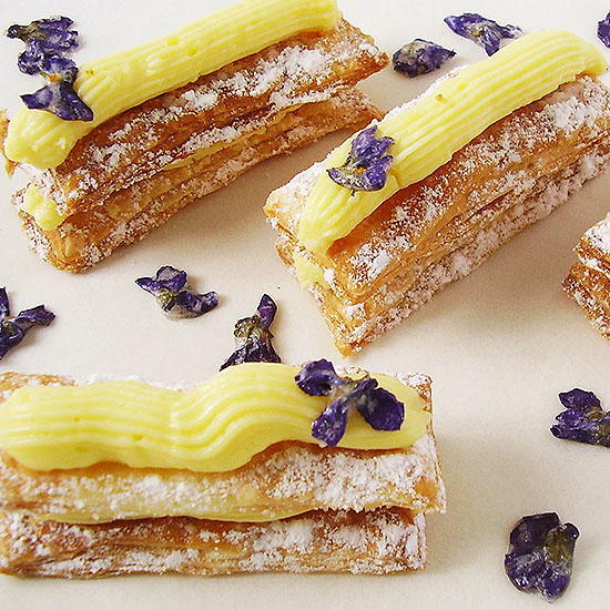 Napoleons with Italian Pastry Cream - Pasticciera Cream