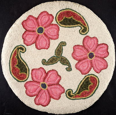 Paisley Blossoms Rug Hooking Pattern