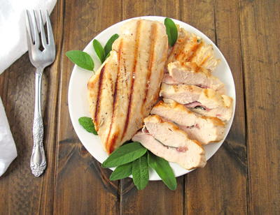 Proscuitto and Sage Stuffed Chicken Breast