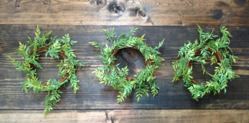 Dainty DIY Greenery Wreath