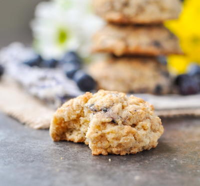 Easy Blueberry Muffin Oatmeal Cookies