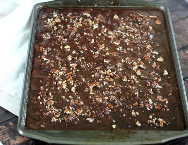 Southern Dark Chocolate Texas Sheet Cake