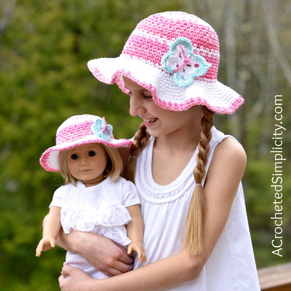 Kids Linen Stitch Sunhat