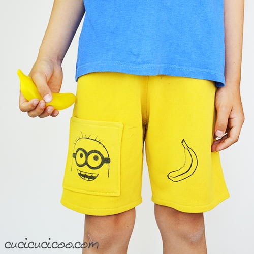 Old Pants into New Shorts for Kids_2