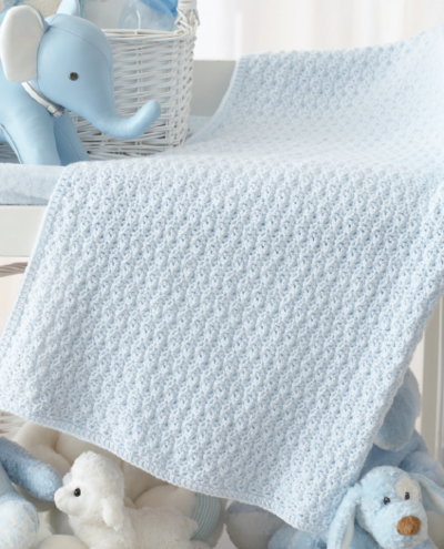 Softly Soothing Crochet Baby Blanket