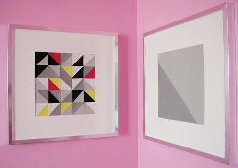 Modern Patchwork DIY Wall Art