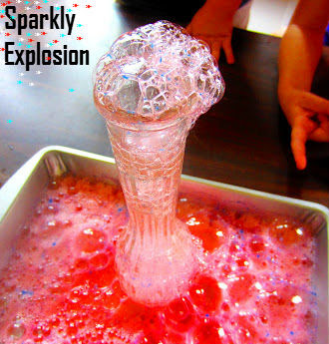 Shimmer Down Glitter Explosion Experiment