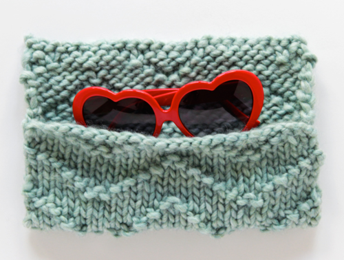 Chevron DIY Sunglasses Case