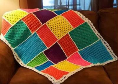 Dream Time Mosaic Crochet Quilt