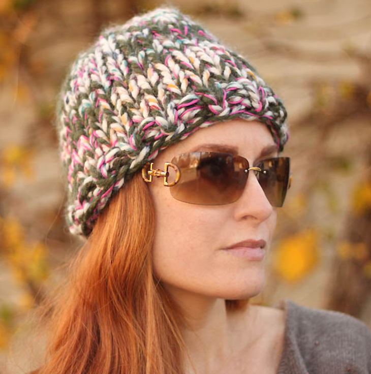 Triple Knit Hat Pattern | AllFreeKnitting.com