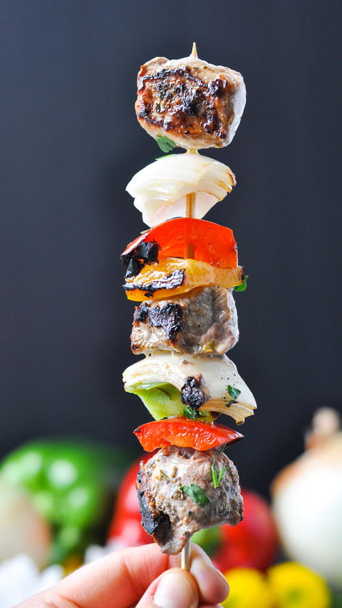 Garlic & Herb Pork Tenderloin Kabobs