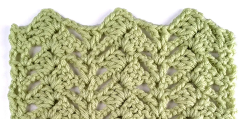 Vs and Blocks Crochet Stitch