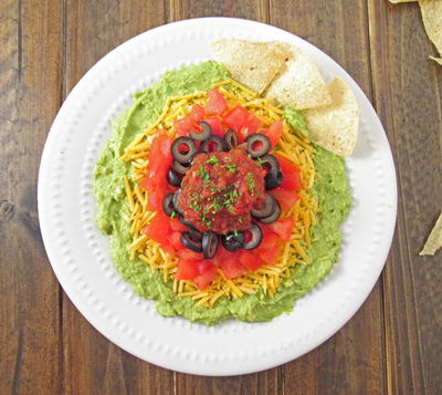 The Best Layered Guacamole Dip