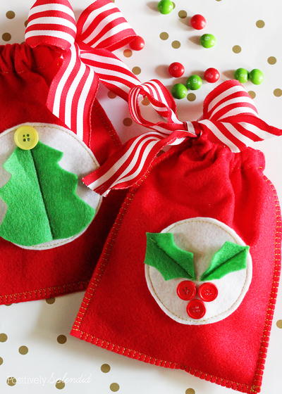 Cute Christmas DIY Gift Bag