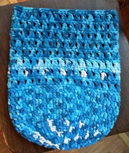 Cuddly Fleece Crochet Baby Cocoon