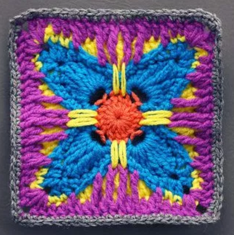 Vivacious Attitude Granny Square Pattern