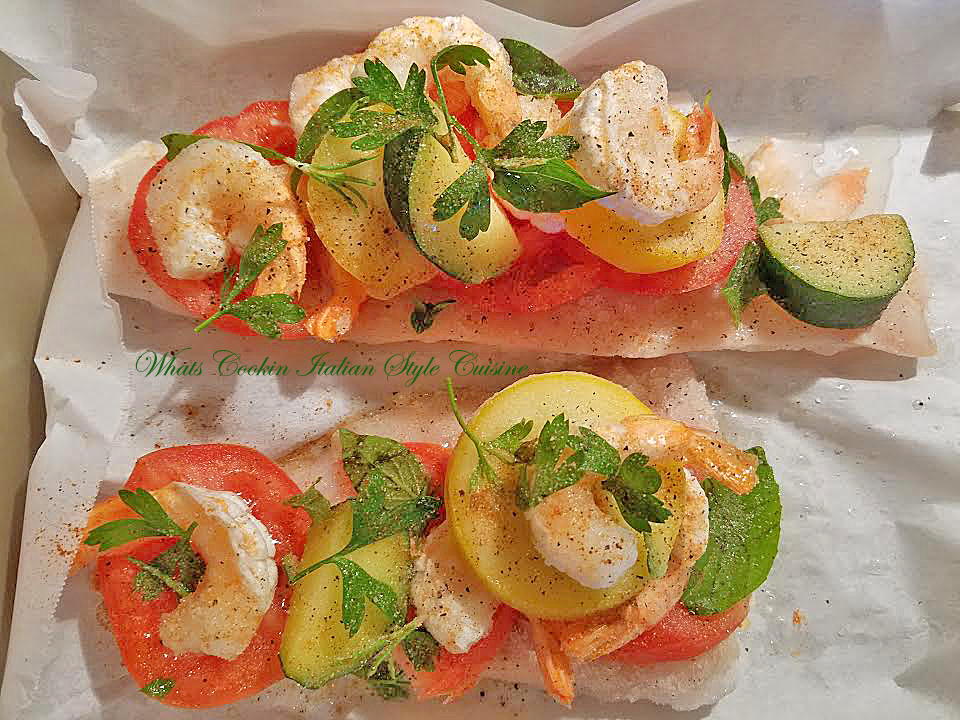 Baked Haddock with Shrimp