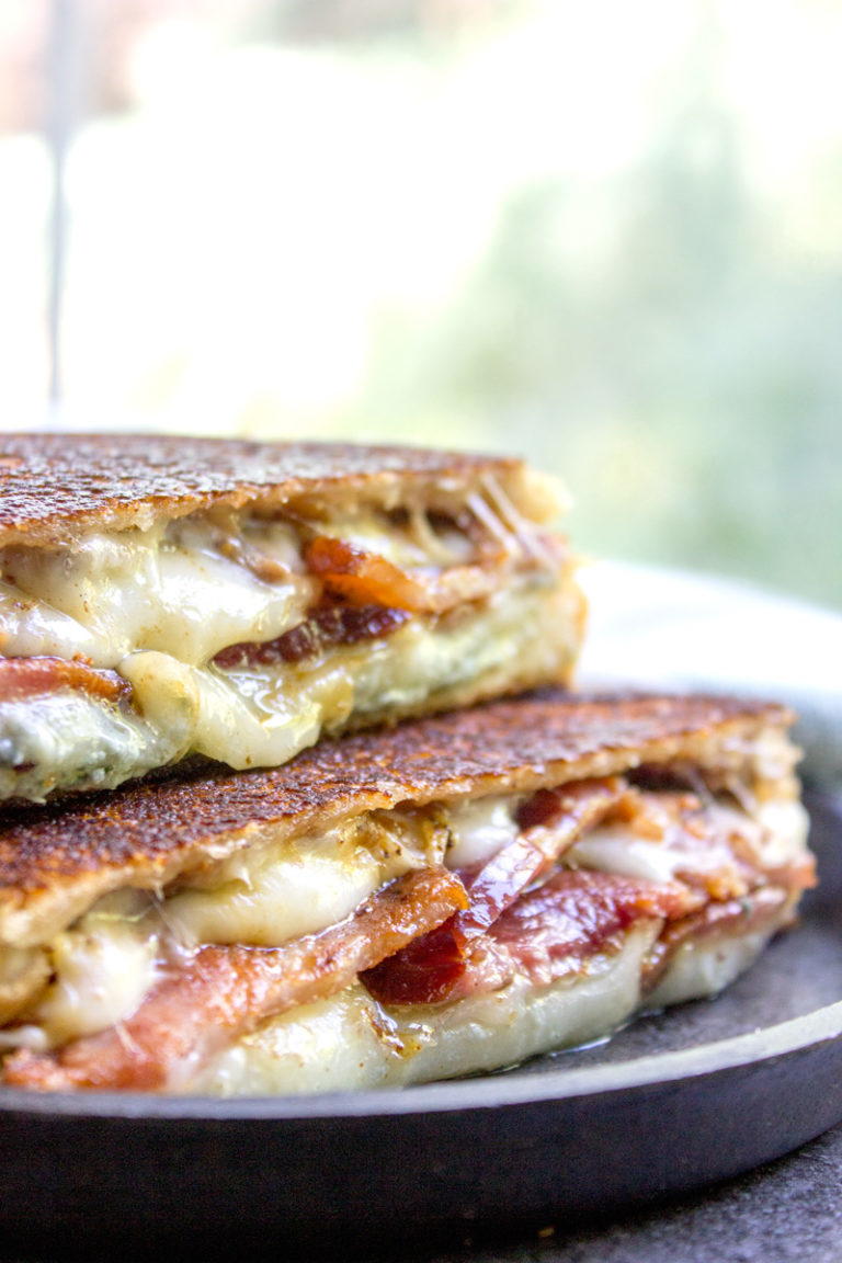 Easy Fig and Bacon Grilled Cheese
