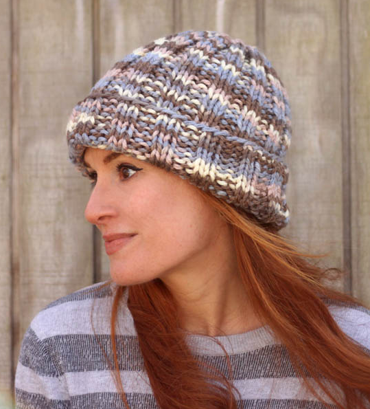 Flat knit hat pattern hotsell