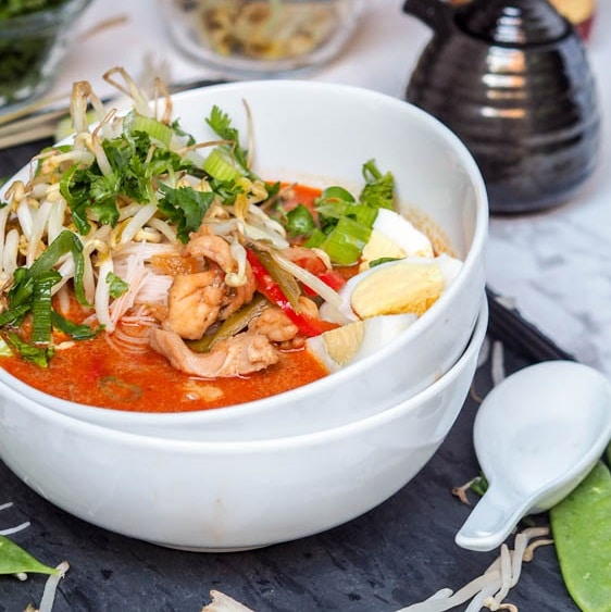 Shrimp Laksa Soup | FaveGlutenFreeRecipes.com