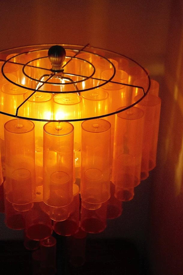 Stunningly Beautiful Pill Bottle Lamp | FaveCrafts.com