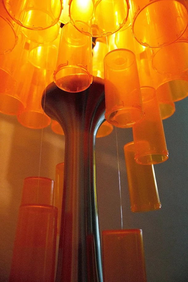 Stunningly Beautiful Pill Bottle Lamp | FaveCrafts.com