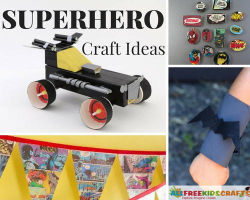 5 Superhero Craft Ideas And Comic Book Crafts 