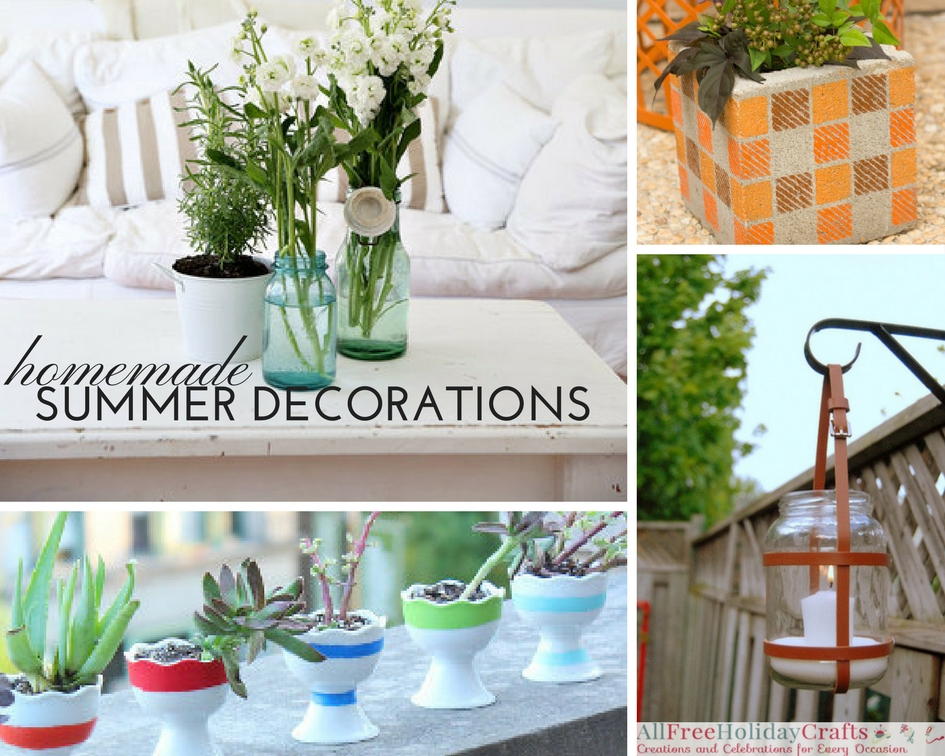 28 Homemade Decorations for Summer: DIY Outdoor Decor and DIY Home