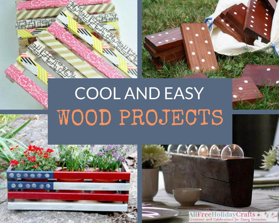 Cool Wood Projects: 35 DIY Pallet Ideas and Easy Wood 