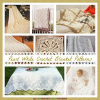 17 Pearl White Crochet Blanket Patterns