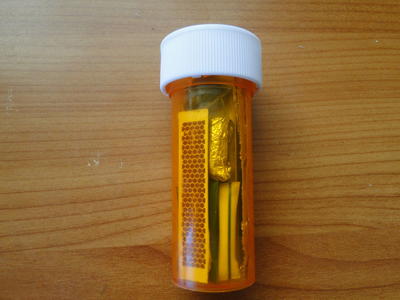 How to remove labels and glue from pill bottles