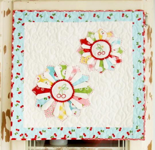 Cherry Dresden Mini Quilt