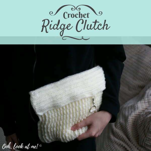 Crochet Ridge Clutch