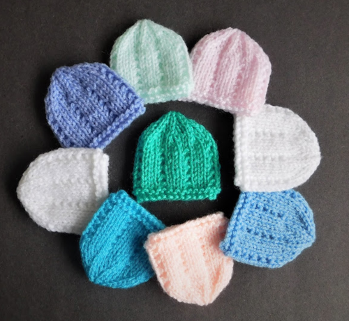 Dainty Micro-Preemie Hat Patterns