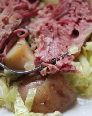 All Day Corned Beef, Cabbage, and Potatoes