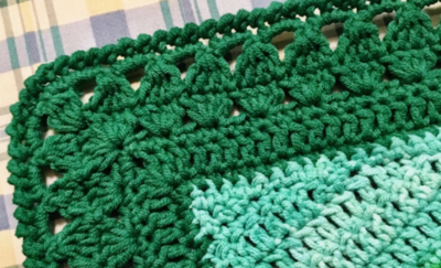Big Leaf Crochet Edging Tutorial